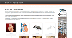 Desktop Screenshot of hart-en-vaatziekten.com